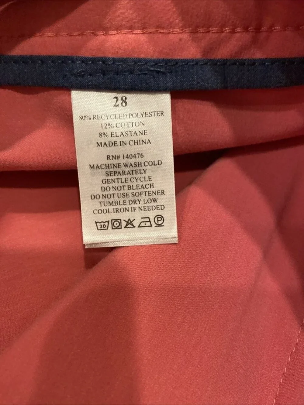 Faherty All Day Shorts Men’s 9” Size 28 Spice NWT